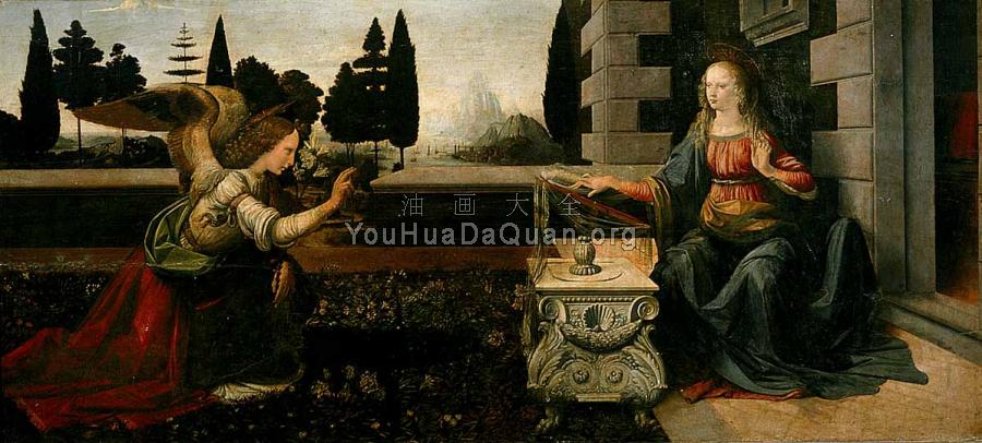 天使报喜 - 莱昂纳多·达·芬奇